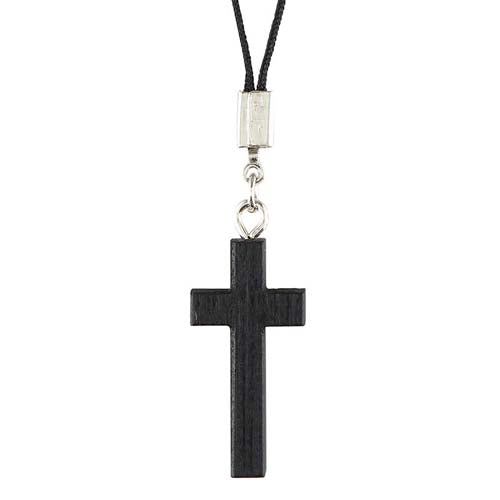 Corded Cross Necklace