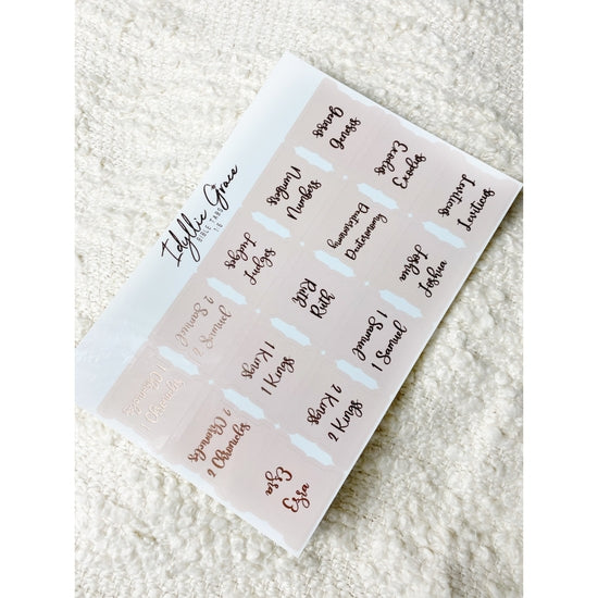 Bible Tabs - Be The Light Bronze Foiled Minimalist