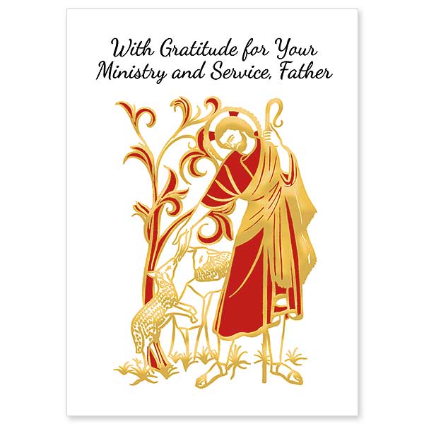 Priest Farewell Card