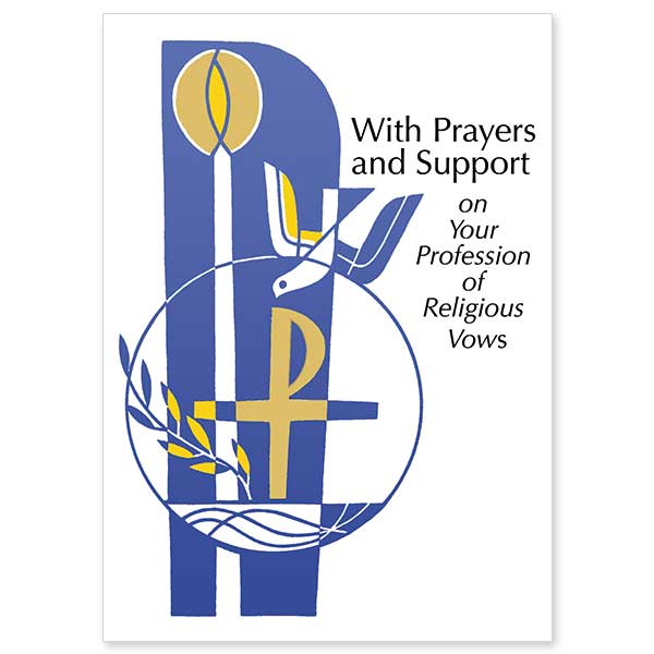 Prayers & Support for Religious Vows