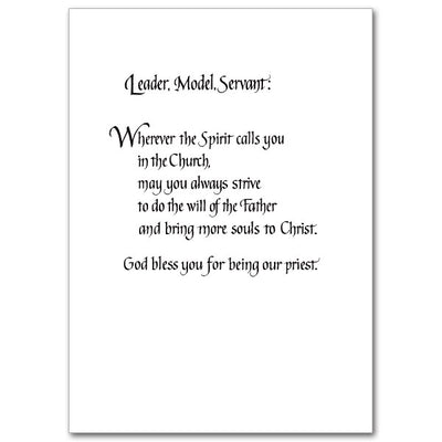 Priest Appreciation Card