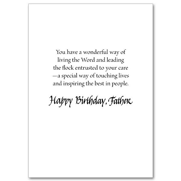 Priest Birthday Card