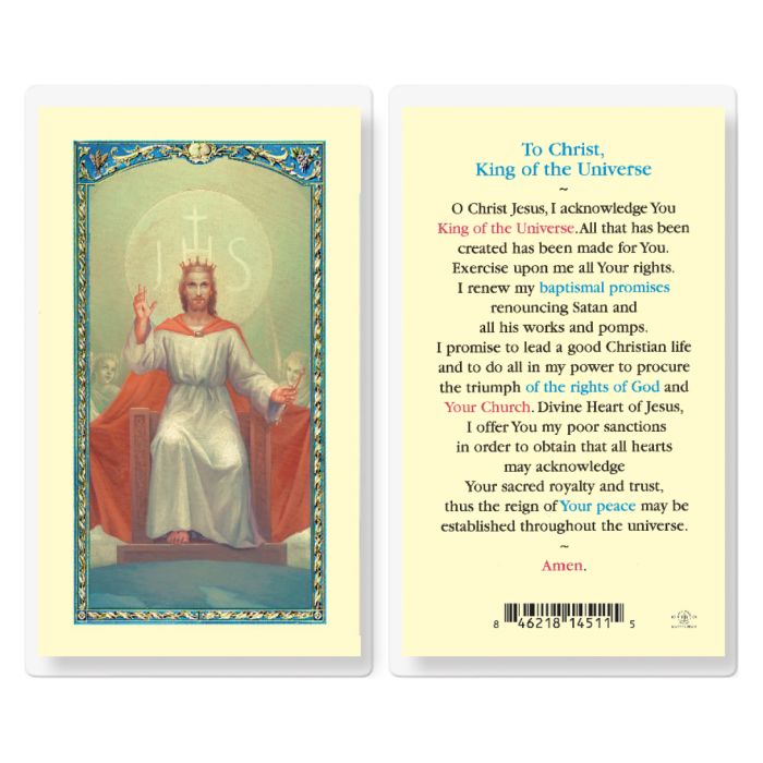 Christ the King (Laminated)