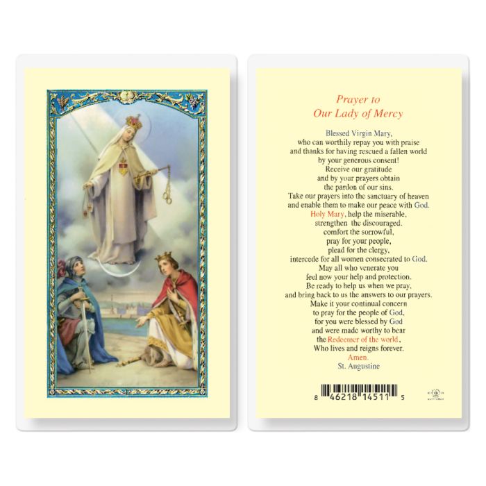 Our Lady of Mercy (Laminated)
