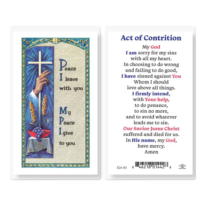 Act of Contrition (Laminated)
