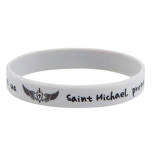 St. Michael Silicone Bracelet