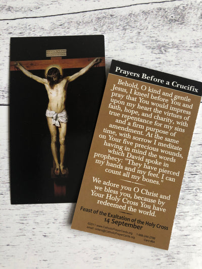 Prayer Before a Crucifix