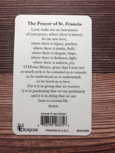 Prayer of St. Francis - Artist Jen Norton