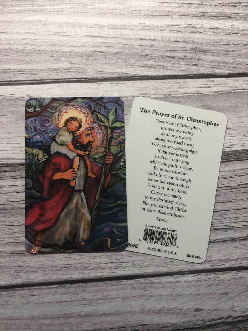 Prayer of St. Christopher - Artist Jen Norton