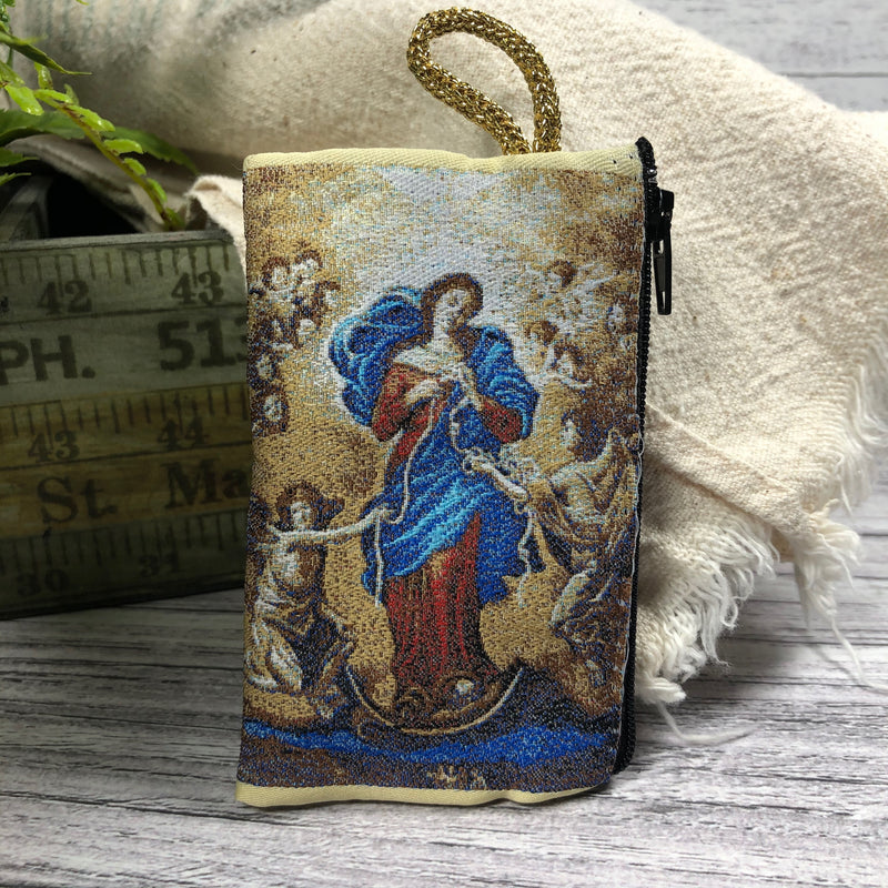 Rosary Pouch - Our Lady Undoer of Knots