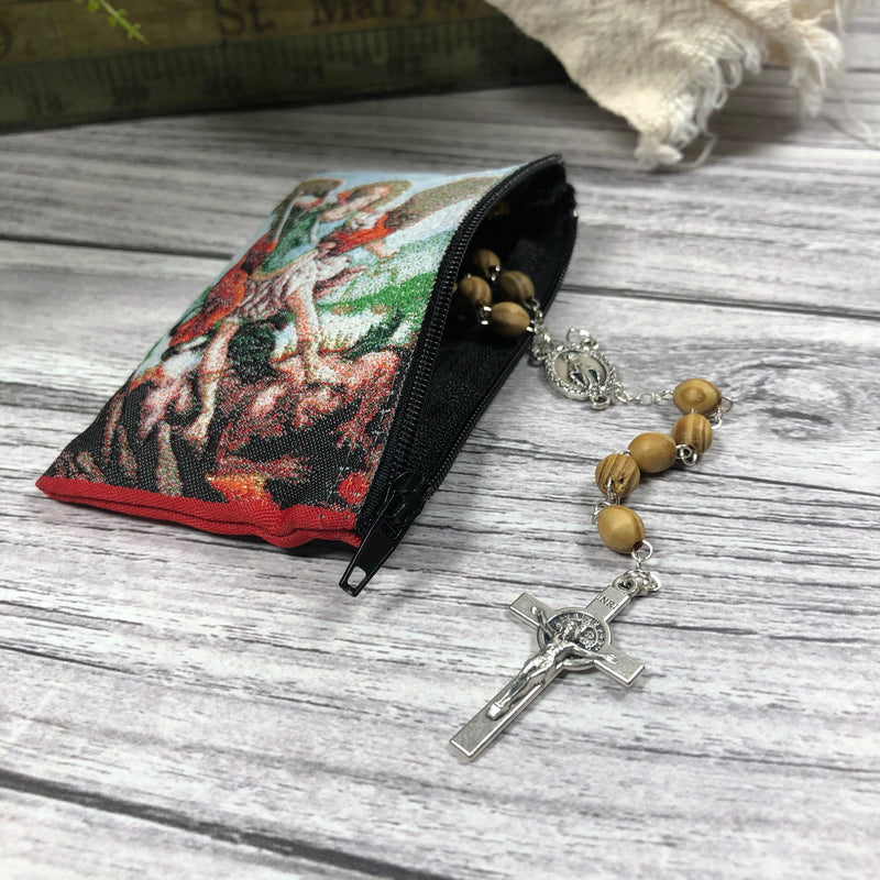 Rosary Pouch - St. Michael the Archangel