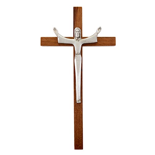 Walnut Resurrection Crucifix