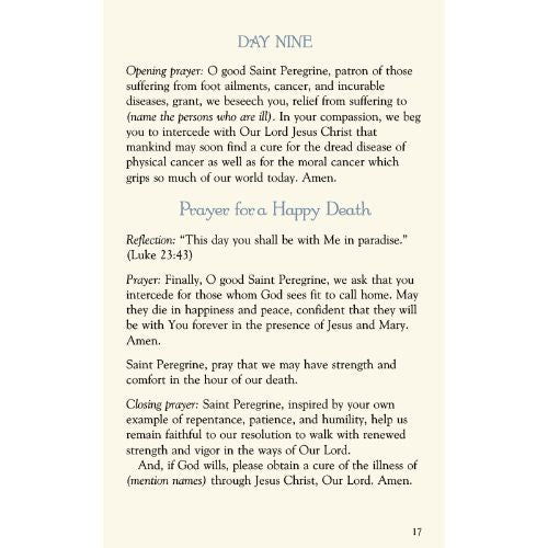 St. Peregrine Novena Booklet
