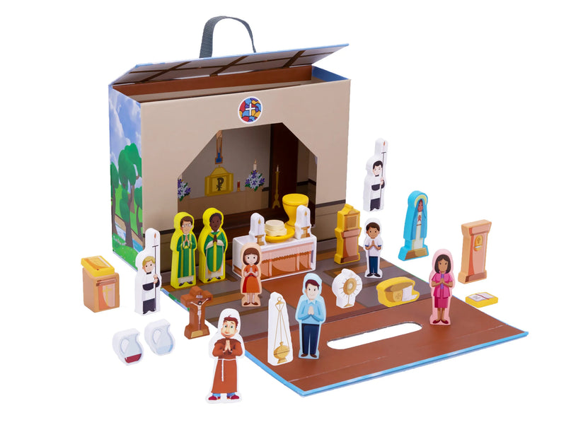 A Brother Francis, Saintly Heart Church Playset (The Mass)