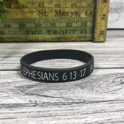 Put on the Armor of God Silicone Bracelet