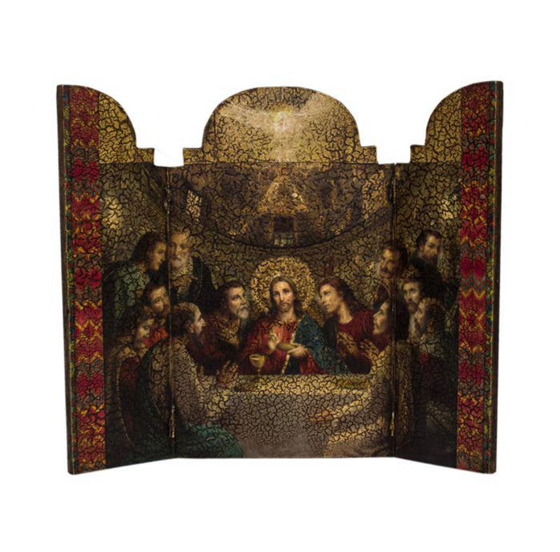 Last Supper Wooden Triptych