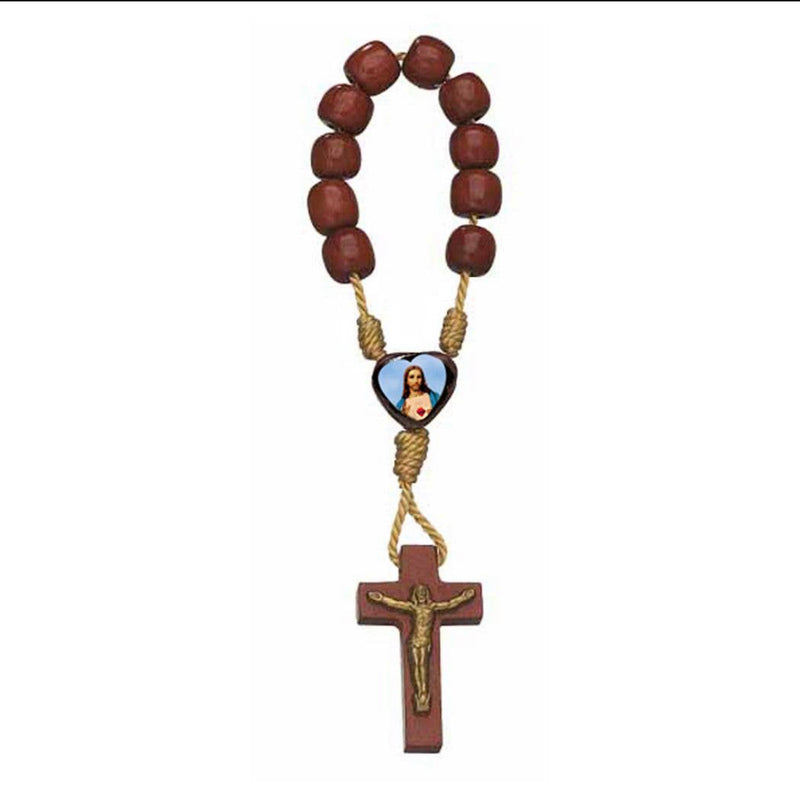 Wood Finger Rosary