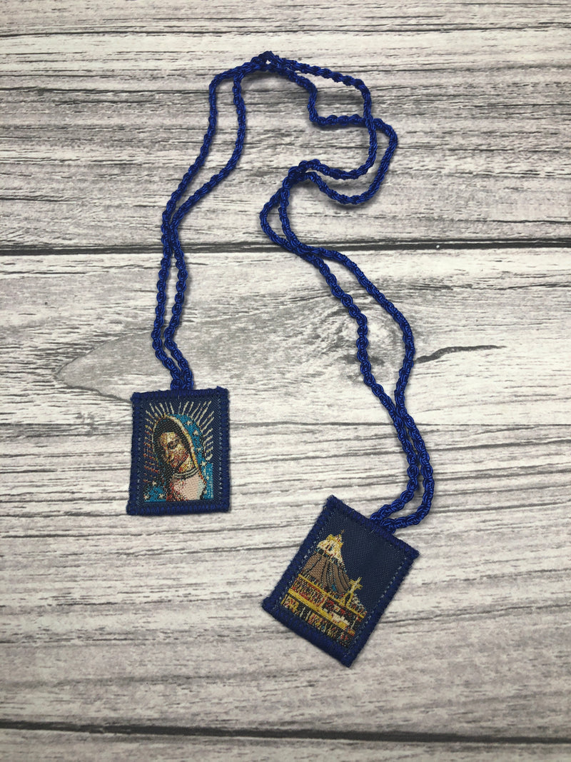 Scapular - Our Lady of Guadalupe (Blue)