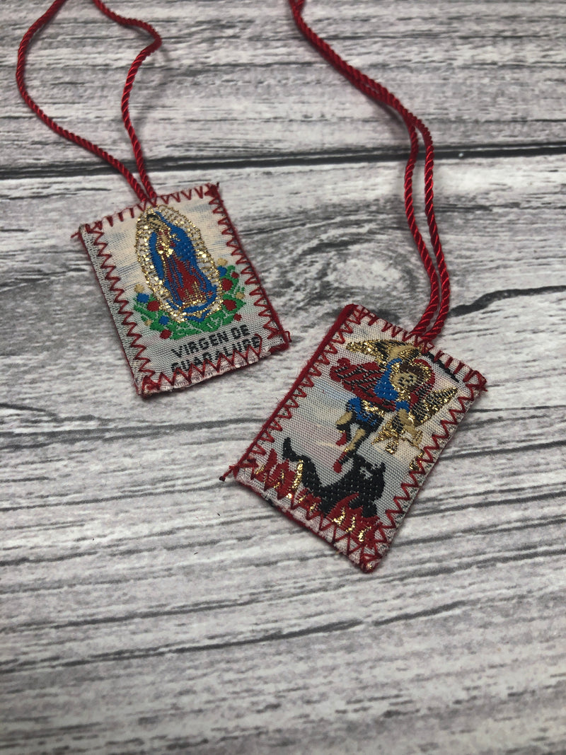 Scapular - Our Lady of Guadalupe and Saint Michael