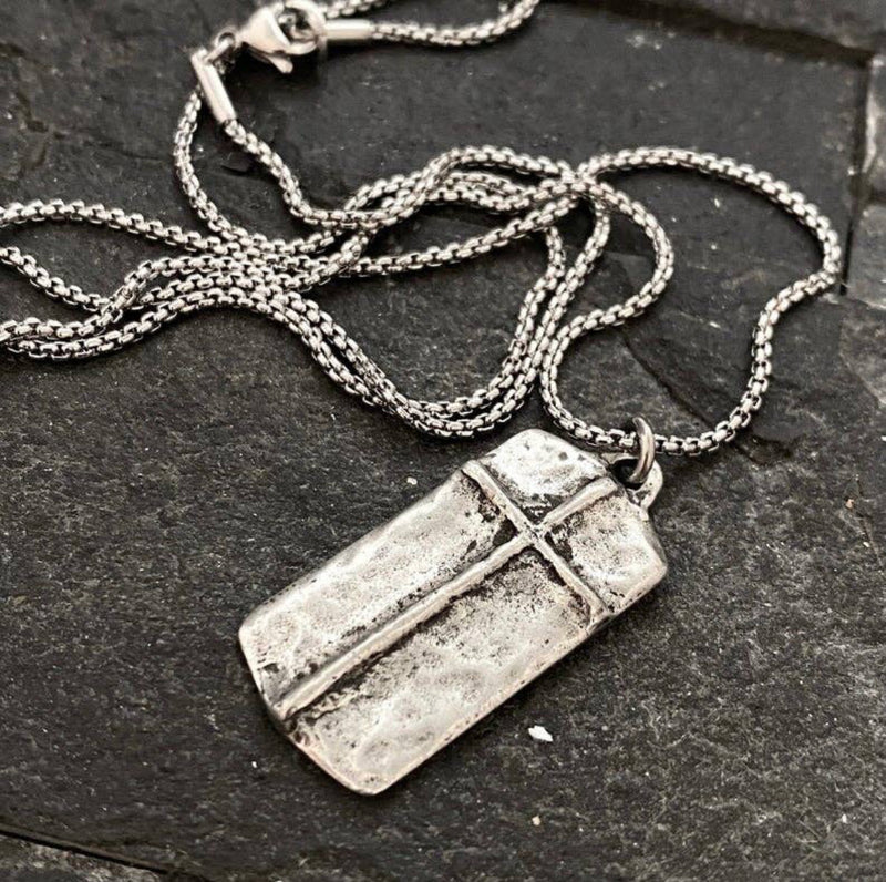 The Our Father and Cross Necklace