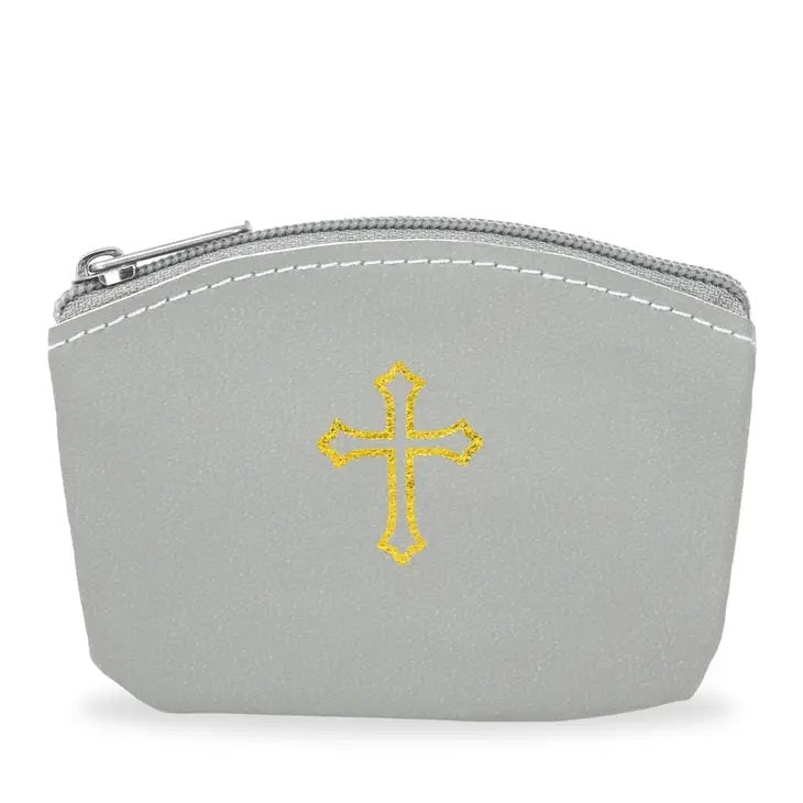 Zippered Vinyl Rosary Pouch
