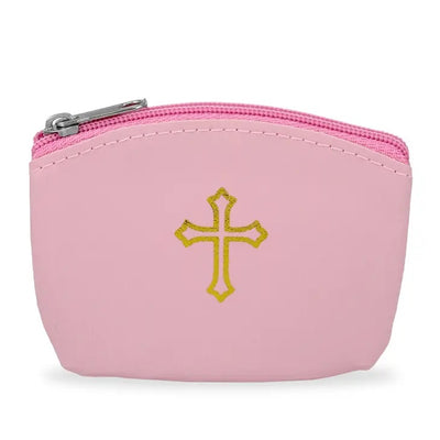 Zippered Vinyl Rosary Pouch